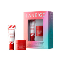 Thumbnail for LANEIGE Divine Lip Duo: Lip Sleeping Mask Peppermint Intense Hydration with Vitamin C, Lip Glowy Balm Candy Cane