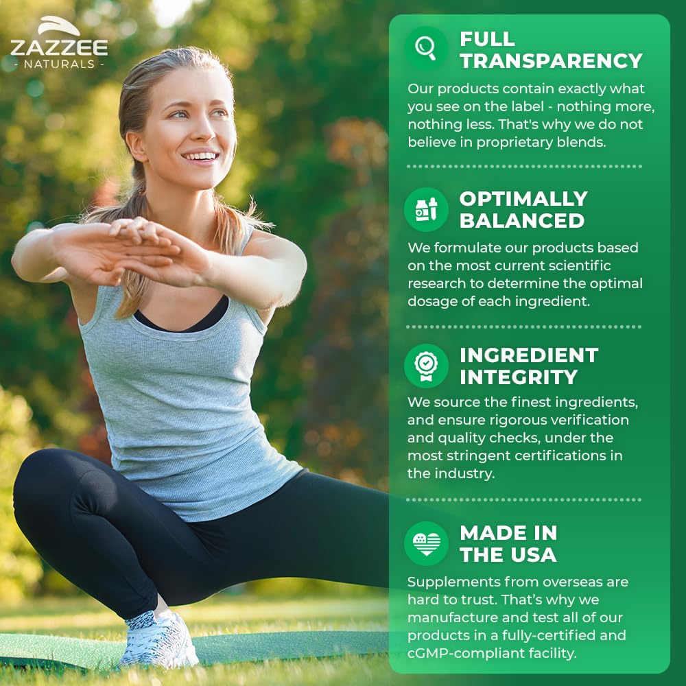 Zazzee USDA Organic Moringa Leaf 20:1 Extract, 180 Vegan Capsules, 3 Month Supply, Certified Kosher, Moringa Oleifera, Antioxidant, Immune & Cellular Support, Superfood Supplement, Made in the USA