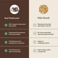 Thumbnail for Real Mushrooms 5 Defenders - Adaptogenic Mushrooms Complex with Chaga, Reishi, Turkey Tail, Maitake & Shiitake for Wellness Support - Mushroom Beta Glucan Capsules - 90 Count