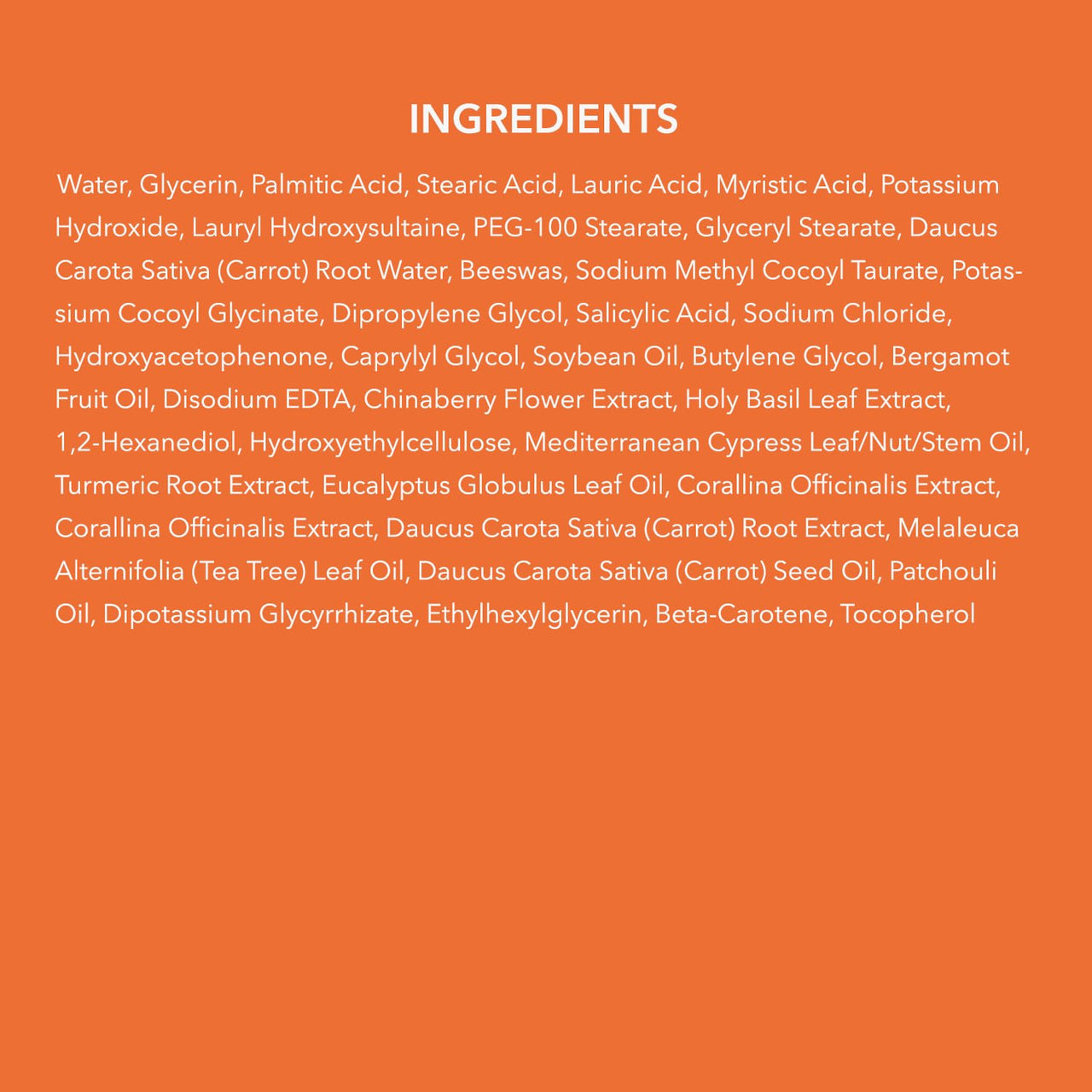 Aprilskin Carrotene Clarifying Foam Cleanser - Deep Cleansing with BHAs & Sebum Control for Oily, Sensitive, Acne-Prone Skin - 120ml - Vegan, Cruelty Free