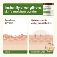 Thumbnail for Aveeno Daily Moisturizing Cream with Prebiotic Oat & Shea Butter for Body, Face & Hands Moisturizer Cream, Hydrates Normal to Dry, Sensitive Skin, Fragrance Free, Non-Comedogenic, 20 oz