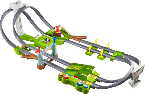 Hot Wheels Mario Kart Circuit Track & 2 Karts