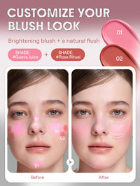 Thumbnail for SHEGLAM Buttery Bliss Blush Stick Cream Milk Makeup Blush-Rose Ritual