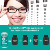 Thumbnail for UpNourish AREDS 2 Plus Eye Vitamin Supplement, AREDS 2 Zinc Free Formula with Lutein, Zeaxanthin, Saffron, Astaxanthin & DHA - 120 softgels