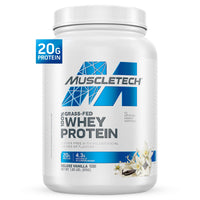Thumbnail for Muscletech Grass-Fed Whey Protein Powder (Deluxe Vanilla, 1.8LB) - Whey Protein Smoothie & Milk Shake Mix Supports Muscle Gain & Recovery - 20g of Whey Protein for Women & Men - Non-GMO & Gluten-Free