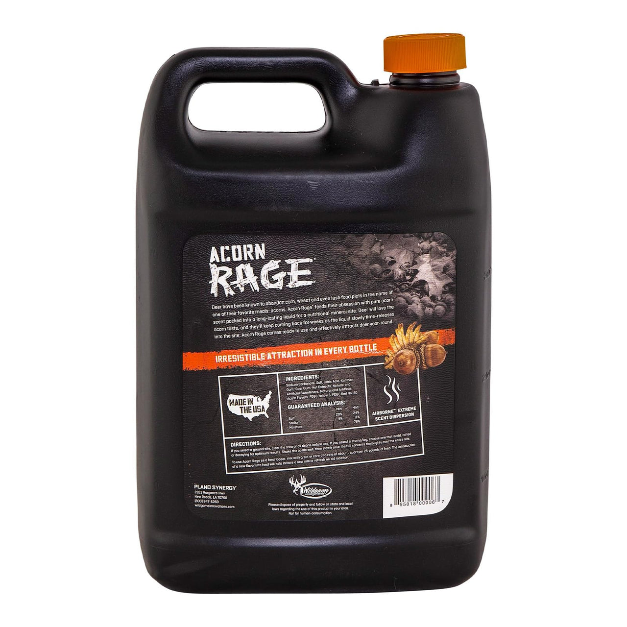 WILDGAME Innovations Acorn Rage Liquid Deer Attrаctant, 1 Gallon | Long-Lasting Effective Year-Round Time-Released Liquid Mineral Attrаctant with Airborne Technology
