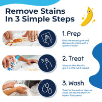 Thumbnail for Miss Mouth's Messy Eater Stain Treater Spray - 4oz 3 Pack Stain Remover - Newborn & Baby Essentials - No Dry Cleaning Food, Grease, Coffee Off Laundry, Underwear, Fabric