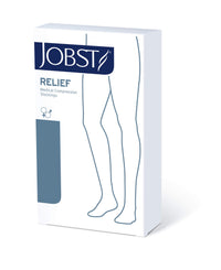 Thumbnail for JOBST Relief 15-20 mmHg Compression Stockings, Knee High, Closed Toe, Beige, Medium