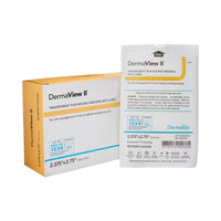 Thumbnail for DermaRite's DermaView II, Transparent Film Dressing with Border - Frame Style Delivery, Sterile, Individually Wrapped, 2-3/7 in. x 2.75 in., 1 Count, 100 Packs, 100 Total