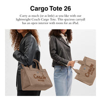 Thumbnail for COACH Cargo Tote, Dark Natural