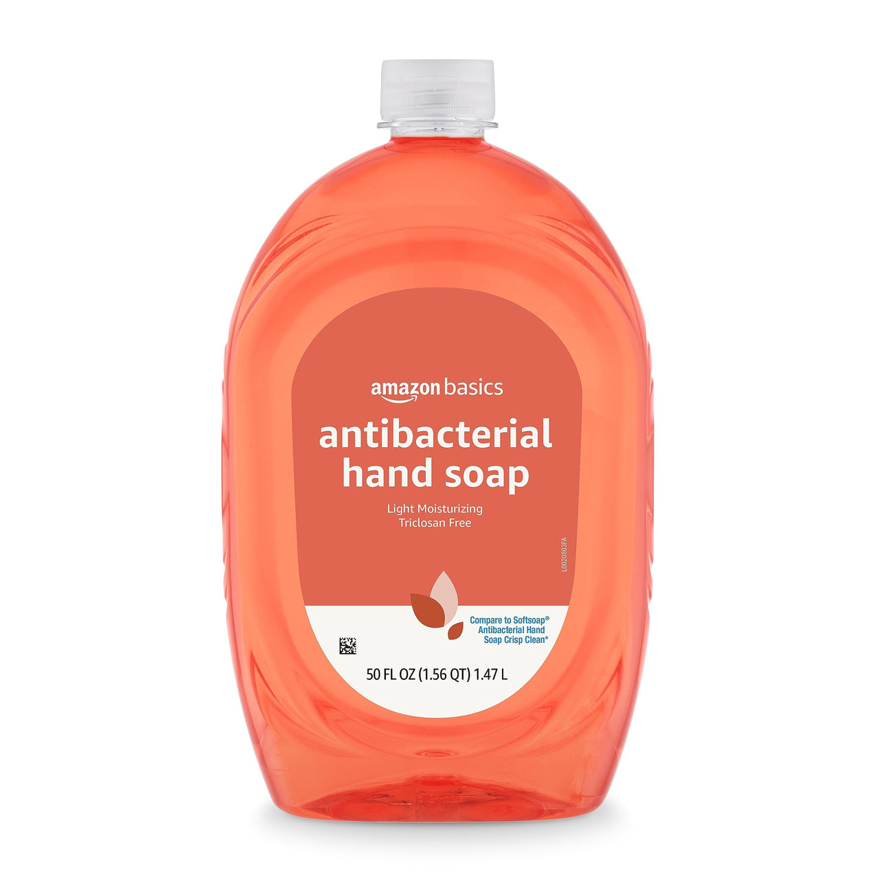 Amazon Basics Liquid Hand Soap Refill, Light Moisturizing, Triclosan-Free, Phthalate-Free, Paraben-Free, Citrus, 50 Fl Oz (Pack of 1) (Previously Solimo)