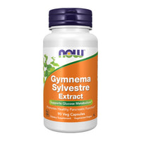 Thumbnail for NOW Supplements, Gymnema Sylvestre 400 mg, Supports Glucose Metabolism*, 90 Veg Capsules, Rice Flour, Magnesium Stearate, Silicon Dioxide