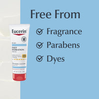 Thumbnail for Eucerin Daily Hydration Broad Spectrum SPF 30 Sunscreen Body Cream for Dry Skin, Fragrance Free Sunscreen Moisturizer, 8 Oz Tube