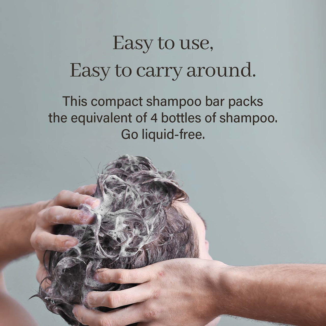 ARENCIA Night Shadow Biotin Shampoo Bar for Regrowth & Hair loss, Darkening, Gray Hair | Strengthening & Volumizing | Normal to Oily Hair | Vegan, Natural, pH balanced, Sulfate free
