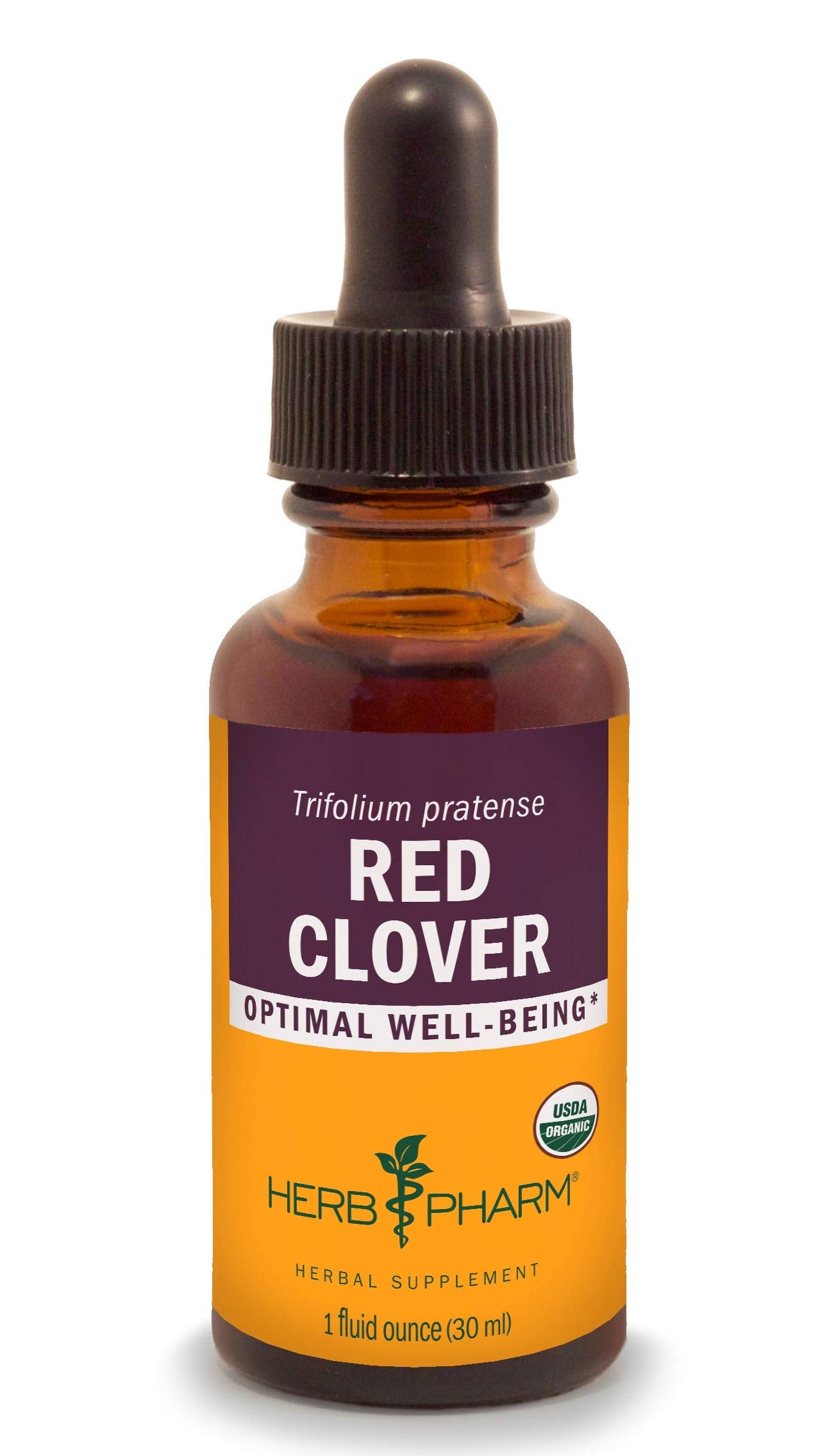 Herb Pharm Certified Organic Red Clover Liquid Extract, 1 Fl Oz