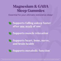 Thumbnail for Natrol Sleep & Restore Magnesium Glycinate Blend Gummies, Magnesium for Sleep Aids for Adults, Melatonin-Free, Cherry Flavored, 30 Day Supply