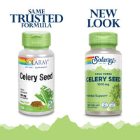 Thumbnail for Solaray Celery Seed, 505mg, 100 Vegetarian Capsules