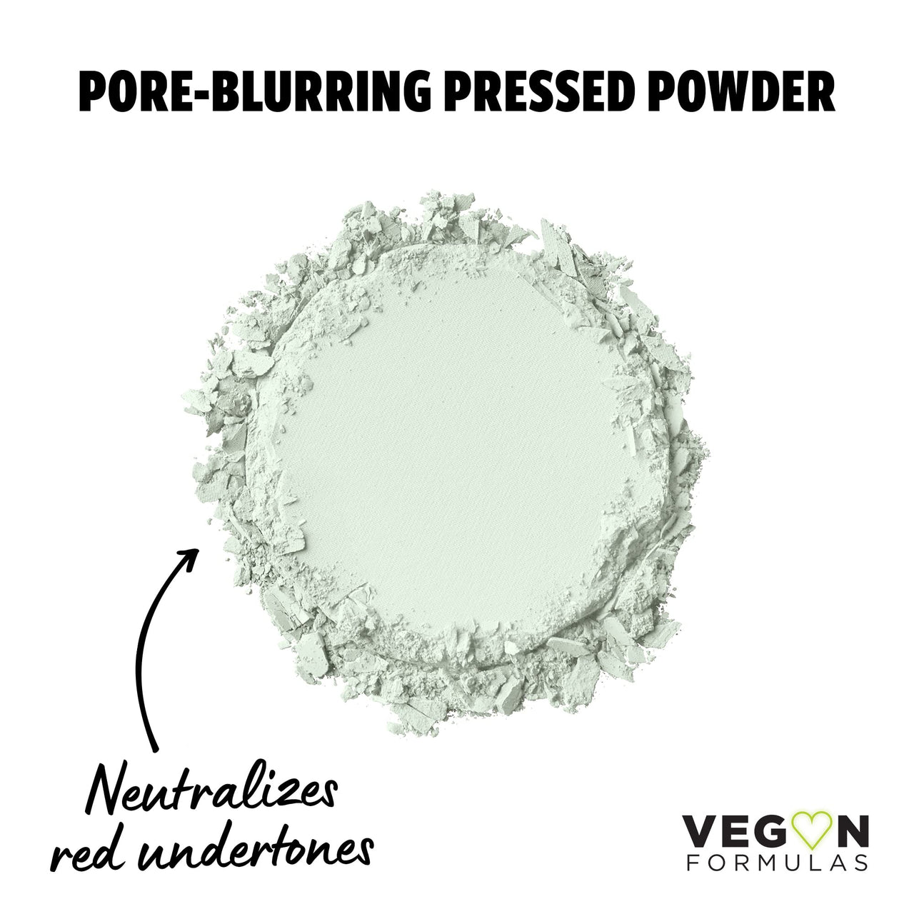 NYX PROFESSIONAL MAKEUP HD Finishing Powder, Pressed Setting Powder - Mint Green