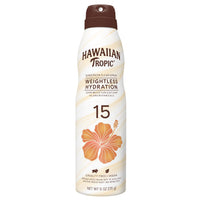 Thumbnail for Hawaiian Tropic Sunscreen Silk Hydration Moisturizing Broad Spectrum Sun Care Sunscreen Spray - SPF 15, 6 Ounce