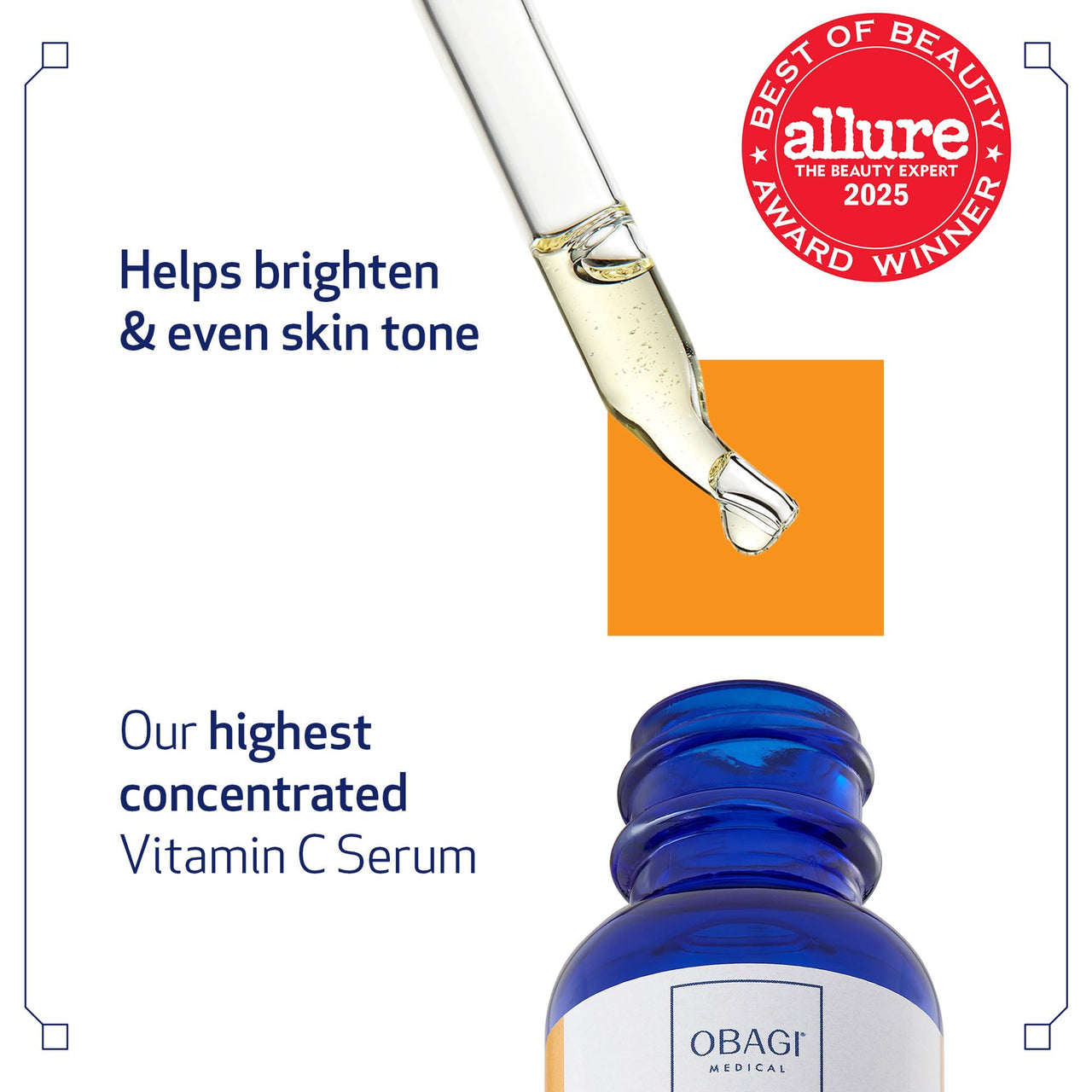 Obagi Medical Professional-C 20% Vitamin C Serum - Helps Brighten Skin Tone and Minimize the Appearance of Fine Lines & Wrinkles - 1 oz