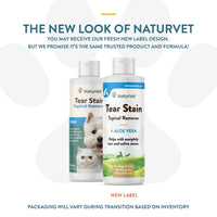 Thumbnail for NaturVet – Tear Stain Topical Remover Plus Aloe – 4 oz | Eliminates Unsightly Tear & Saliva Stains | Gentle, Water-Based Formula | for Dogs & Cats