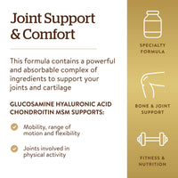 Thumbnail for Solgar Glucosamine Hyaluronic Acid Chondroitin MSM (Shellfish-Free), 60 Tablets - Joint Support & Comfort - Supports Active Lifestyles - Non-GMO, Gluten Free, Dairy Free - 20 Servings