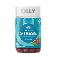 Thumbnail for OLLY Goodbye Stress Gummy, GABA, L-Theanine, Lemon Balm, Stress Relief Supplement, Berry - 60 Count