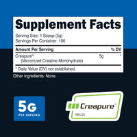 Thumbnail for Nutricost Creapure® Creatine Monohydrate 500 Grams