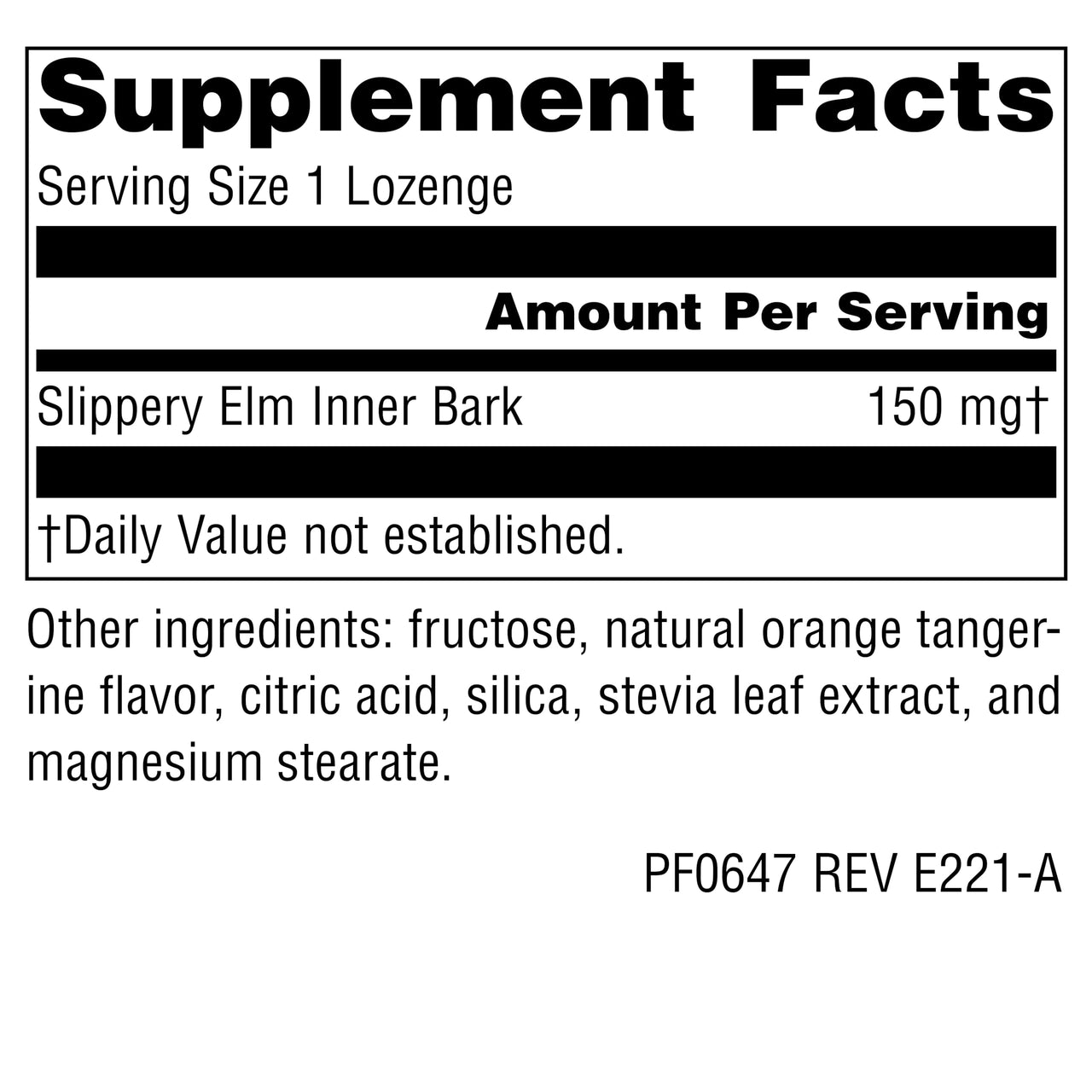 PLANETARY HERBALS Slippery Elm Lozenges, Tangerine, 200 Count