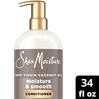 Thumbnail for SheaMoisture Conditioner, Moisture & Smooth for Wavy, Curly Hair Strengthening & Frizz Control, 34 Oz Ea