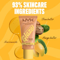 Thumbnail for NYX PROFESSIONAL MAKEUP Buttermelt Glaze Soft Glow Skin Tint + SPF 30, Up To 12HR Wear, 02 Vanilla Bean Butta