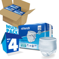 Thumbnail for Attends Disposable Underwear Pull On with Tear Away Seams Medium, APP0720, Heavy, 80 Ct