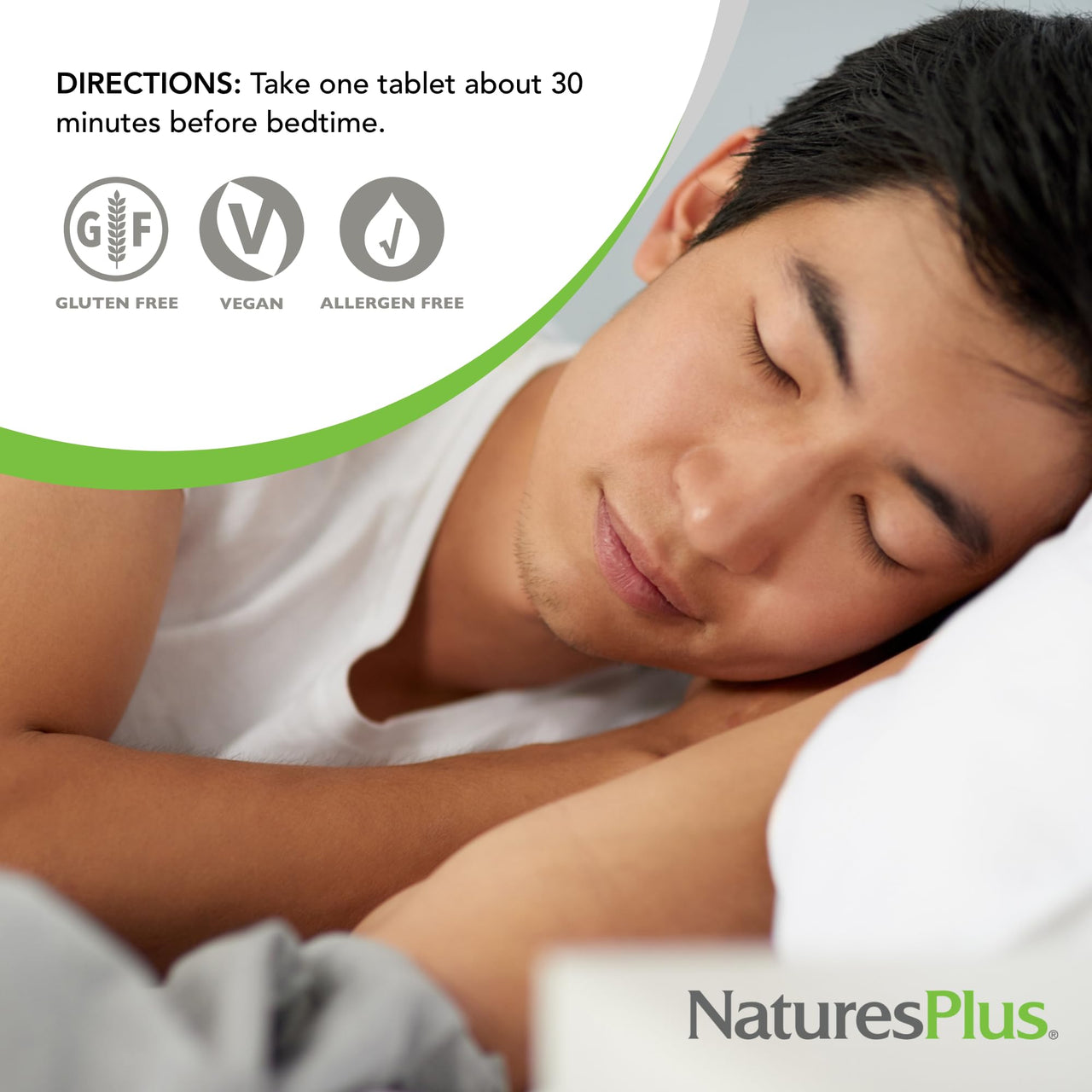 NaturesPlus Melatonin 10 mg - 90 Fast-Acting Tablets - Vegan, Gluten Free - 90 Servings