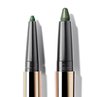 Thumbnail for ICONIC LONDON Smokey Eye Duo Eyeliner | Creamy, Easy to Blend 2-in-1 Eyeliner Crayon, Water Resistant, Cruelty Free, Vegan Makeup (Juniper Green) 0.027 oz