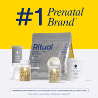 Thumbnail for Ritual Prenatal Vegan Protein Powder - 20g Pea Protein and Choline to Support Pregnancy, Postpartum, Lactation and Lean Muscle* - Tested for Heavy Metals - Sugar Free** - Non-GMO - Vanilla - 1 Lbs