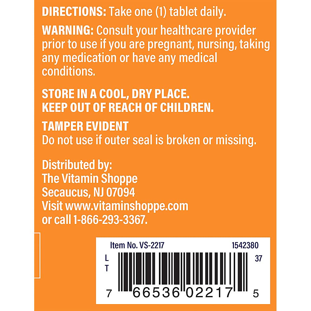 The Vitamin Shoppe GABA 750MG (Gamma-Aminobutyric Acid), Supports Relaxation, (90 Tablets)