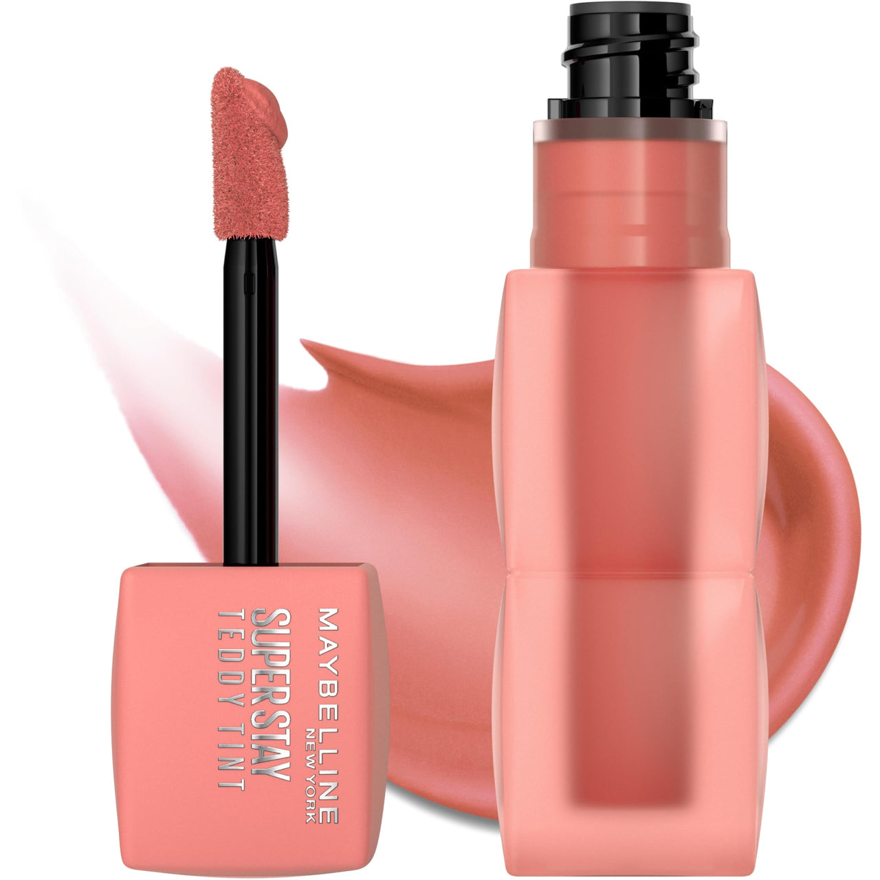 MAYBELLINE Super Stay Teddy Lip Tint, Long Lasting Matte Lipstick For Up To 12HR Wear, Current Mood, 1 Count
