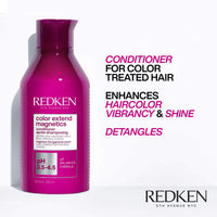 Thumbnail for Redken Color Extend Magnetics Conditioner For Color-Treated Hair - Protects Color & Adds Shine, With Amino Acid, Sulfate-Free Conditioner