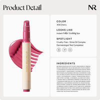 Thumbnail for Nature Republic HONEY MELTING LIP (08 DARK CHERRY CHOUX) SOFT LIP STICK, Hydrating Gloss, Moisturizing balms, Sheer tint, Shine & Nude, Glowy Finish, korean make up
