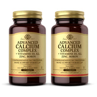 Thumbnail for Solgar Advanced Calcium Complex - 120 Tablets, Pack of 2 - with Zinc, Boron, Vitamins D3 & K2 - Non-GMO, Gluten Free, Dairy Free - 60 Total Servings