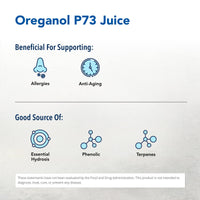 Thumbnail for NORTH AMERICAN HERB & SPICE Oreganol P73 Juice - 12 fl. oz. - Wild Oregano Oil - Heart & Digestive Health - Kidney, Pancreas & Liver Support - Non-GMO - 173 Total Servings
