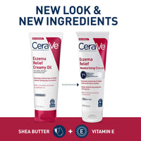 Thumbnail for CeraVe Eczema Relief Moisturizing Cream with Colloidal Oatmeal, Shea Butter & Vitamin E For Dry Skin & Itchy Skin Relief, Steroid Free & Paraben Free, 8oz