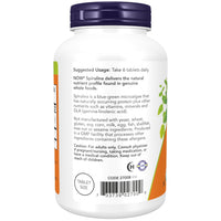 Thumbnail for NOW Foods Supplements, Organic Spirulina 500 mg with Vitamins, Minerals and GLA (Gamma-Linolenic Acid), 500 Tablets