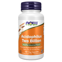 Thumbnail for NOW Foods Supplements, Acidophilus, Two Billion, Strain Verified, Healthy Intestinal Flora*, 100 Veg Capsules