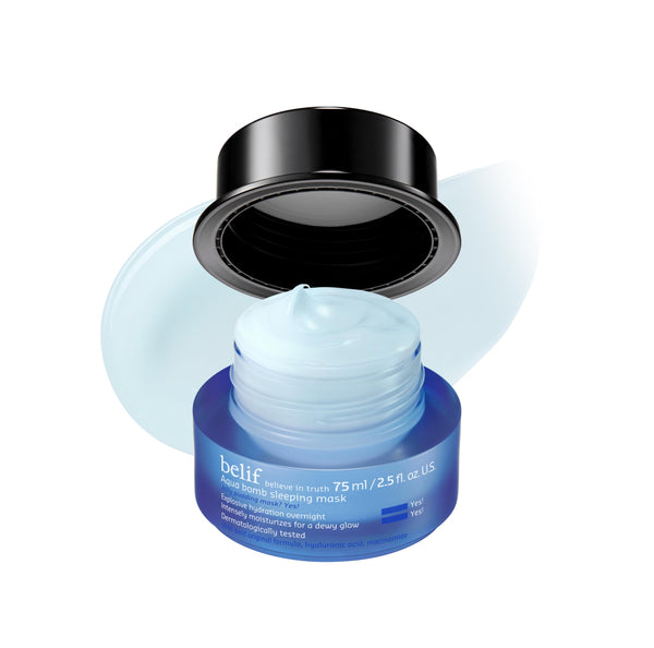 belif Vitamin E Jelly Overnight Mask – Hydrating & Plumping Face Moisturizer with Red Algae & Jojoba Oil, Deep Repair for Glass Skin, Korean Sleeping Mask for Intense Hydration & Radiance, 2.53 fl oz