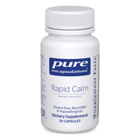 Thumbnail for Pure Encapsulations Rapid Calm - Stress & Sleep Support Supplement* - Contains Vitamin B6, Zembrin & Suntheanine L-Theanine - Non-GMO, Gluten-Free & Vegan - 30 Capsules