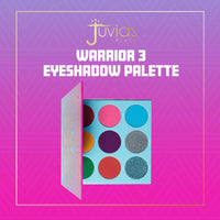 Thumbnail for Juvia's Place Palette The Warrior III - Deep Emerald Green, Red, Violet, Cerulean Blue, Shades of 9, Pigmented Makeup Palette Eye Color & Shine