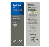 Thumbnail for TALYA Black Seed Oil 8.45 fl. oz (250 ml) - Liquid Black Seed Oil - Dietary Supplement - Immune Support - High Thymoquinone - Cold Pressed - Pure Turkish Black Seed Oil - Non-GMO - Glass Bottle