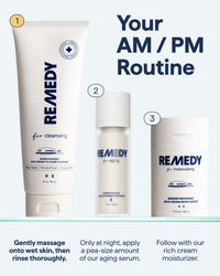 Thumbnail for Remedy for Rich Cream Cleansing | Cream-to-Foam Face Wash with Ceramides, Glycerin and Panthenol | Hydrating Cleanser for Normal to Dry Skin | By Dermatologist Dr. Shah, 5 fl. Oz