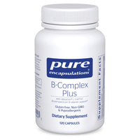 Thumbnail for Pure Encapsulations B-Complex Plus - B Vitamins Supplement to Support Neurological Health, Cardiovascular Health, Energy Levels & Nervous System Support* - with Vitamin B12 & More - 120 Capsules